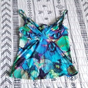 Y2K Tara Grinna Underwire Tankini Swim Top 32-36C